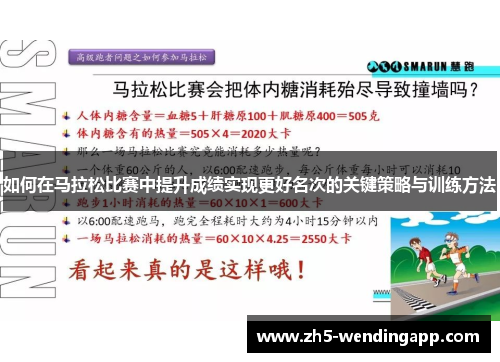 如何在马拉松比赛中提升成绩实现更好名次的关键策略与训练方法